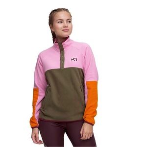 Kari Traa Women’s zane Mid-layer Fleece Top, Size Medium, Color Prism.
